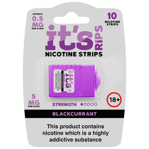 It's Rips Nicotine Strips Blackcurrant 0.5mg
