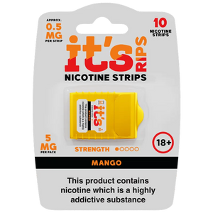 It's Rips Nicotine Strips Mango 0.5mg