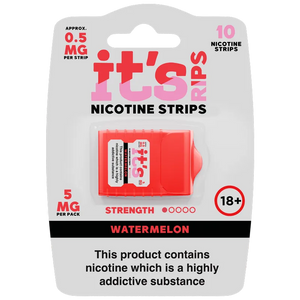 It's Rips Nicotine Strips Watermelon 0.5mg