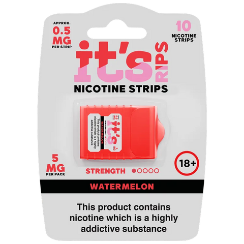 It's Rips Nicotine Strips Watermelon 0.5mg