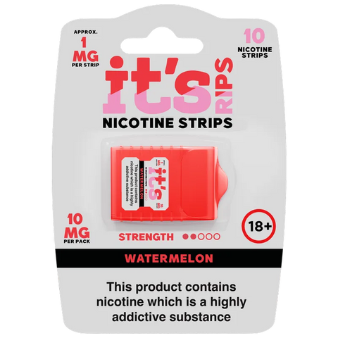 It's Rips Nicotine Strips Watermelon 1mg