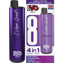 IVG 2400 Prefilled Vape Pod Kit 4-in-1 Purple Edition