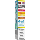 IVG 2400 Reload 4-in-1 Multi Flavour Prefilled Vape Pods Fizzy Edition