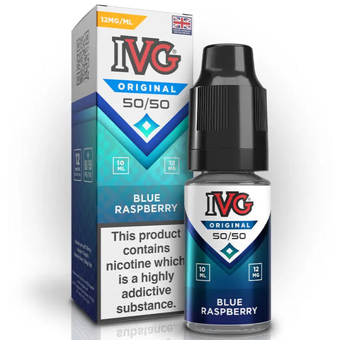IVG 50/50 Original E-liquids 10ml Blue Raspberry 12mg
