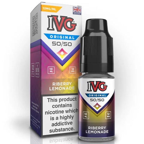 IVG 50/50 Original E-liquids 10ml Riberry Lemonade 12mg