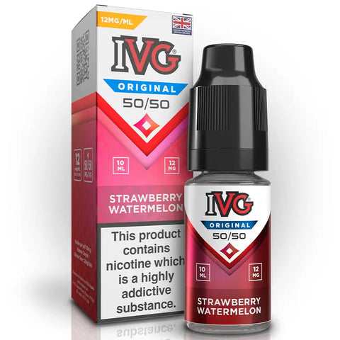 IVG 50/50 Original E-liquids 10ml Strawberry Watermelon 12mg