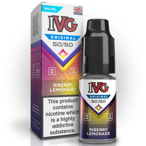IVG 50/50 Original E-liquids 10ml Riberry Lemonade 3mg