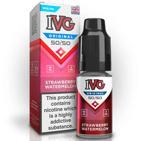 IVG 50/50 Original E-liquids 10ml Strawberry Watermelon 3mg
