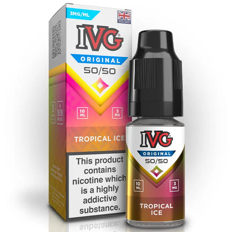 IVG 50/50 Original E-liquids 10ml Tropical Ice 3mg