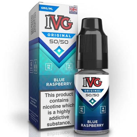 IVG 50/50 Original E-liquids 10ml Blue Raspberry 6mg