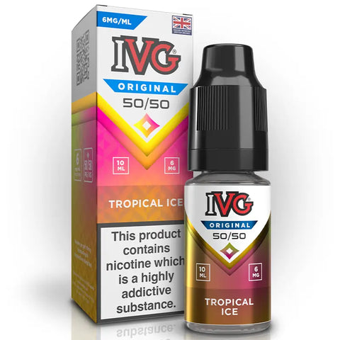 IVG 50/50 Original E-liquids 10ml Tropical Ice 6mg