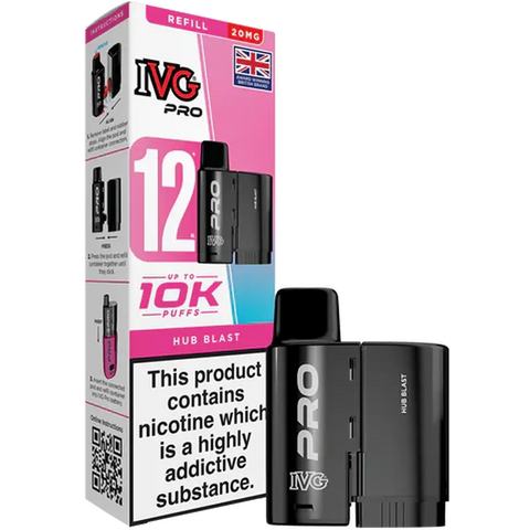 IVG Pro 12 Prefilled Replacement Pods Hub Blast
