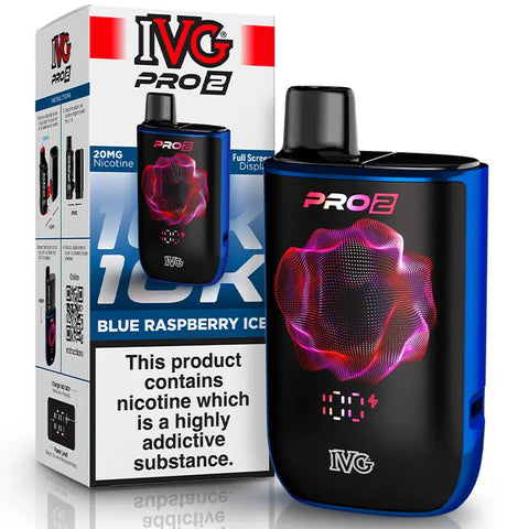 IVG Pro 2 Blue Raspberry Ice Starter Kit