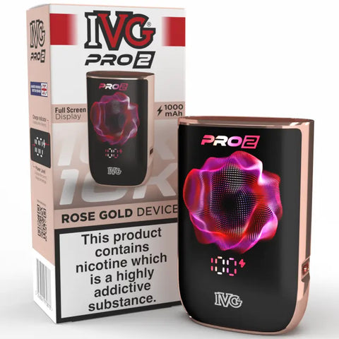 IVG Pro 2 Vape Pod Kit Rose Gold
