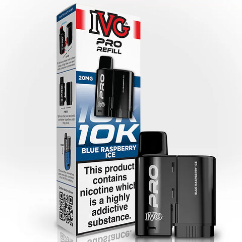 IVG Pro Prefilled Replacement Pods Blue Raspberry Ice