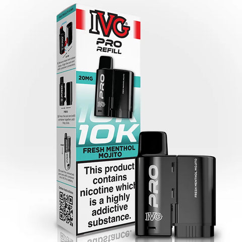 IVG Pro Prefilled Replacement Pods Fresh Menthol Mojito