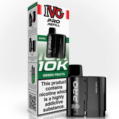 IVG Pro Prefilled Replacement Pods Green Fruits