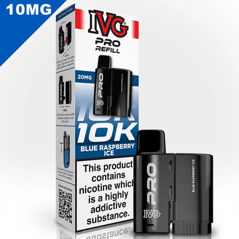 IVG Pro Prefilled Replacement Pods Blue Raspberry Ice 10mg