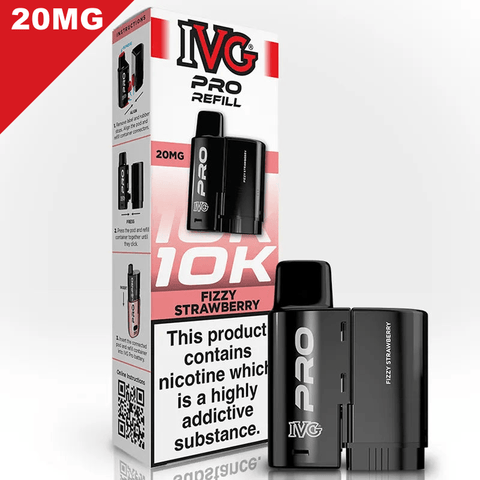 IVG Pro Prefilled Replacement Pods Fizzy Strawberry 20mg