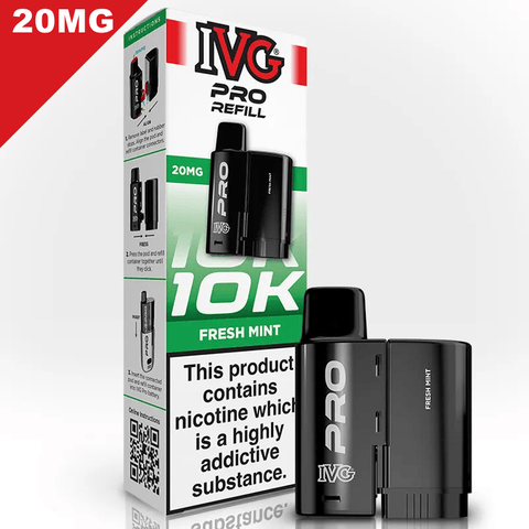IVG Pro Prefilled Replacement Pods Fresh Mint 20mg