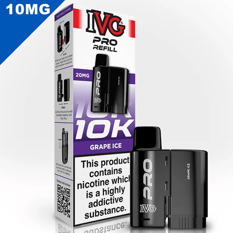 IVG Pro Prefilled Replacement Pods Grape Ice 10mg