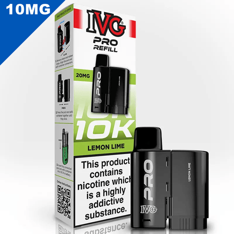 IVG Pro Prefilled Replacement Pods Lemon Lime 10mg