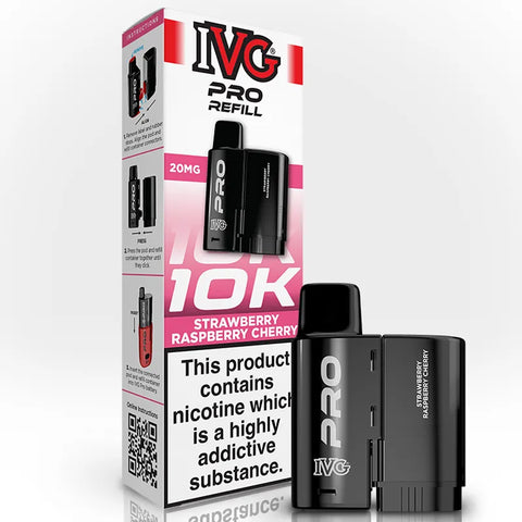 IVG Pro Prefilled Replacement Pods Strawberry Raspberry Cherry