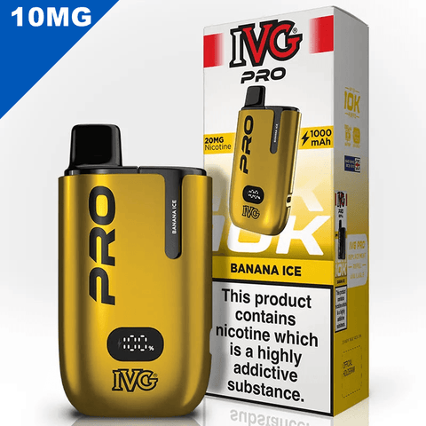 IVG Pro Vape Pod Kit Banana Ice 10mg