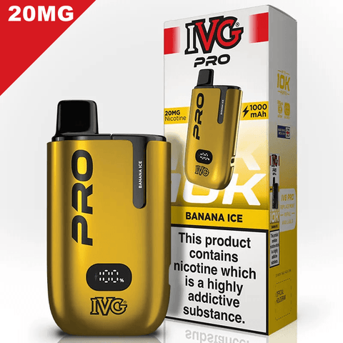 IVG Pro Vape Pod Kit Banana Ice 20mg
