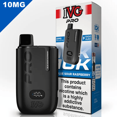 IVG Pro Vape Pod Kit Blue Sour Raspberry 10mg
