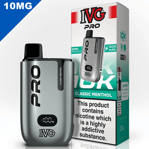 IVG Pro Vape Pod Kit Classic Menthol 10mg