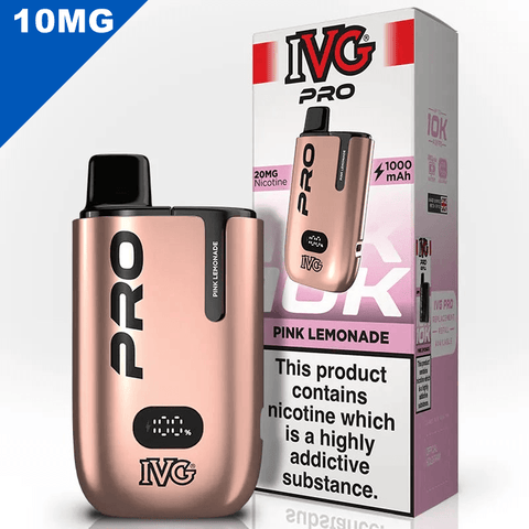 IVG Pro Vape Pod Kit Pink Lemonade 10mg