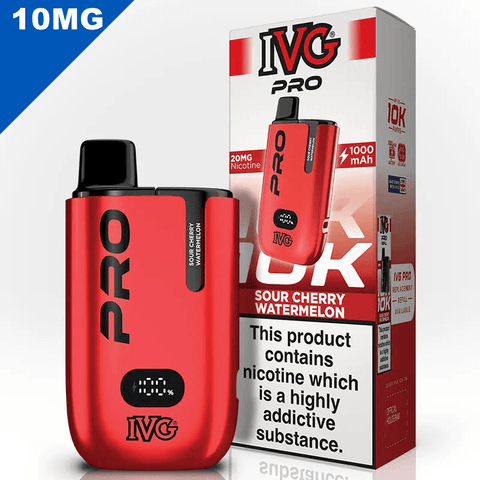 IVG Pro Vape Pod Kit Sour Cherry Watermelon 10mg