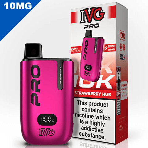 IVG Pro Vape Pod Kit Strawberry Hub 10mg