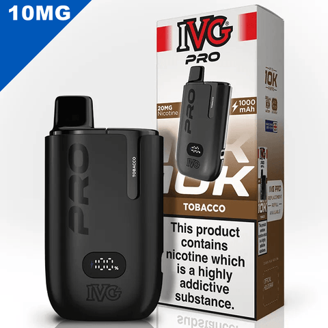 IVG Pro Vape Pod Kit Tobacco 10mg