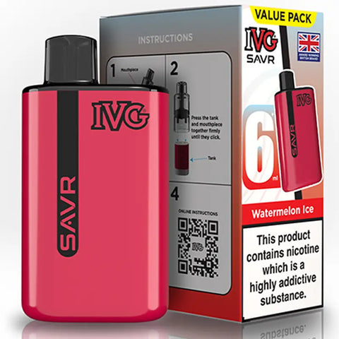 IVG SAVR Prefilled Pod Vape Kit Watermelon