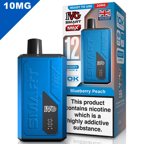 IVG Smart Max Prefilled Pod Kit Blueberry Peach 10mg