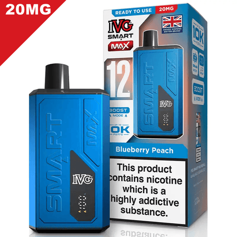 IVG Smart Max Prefilled Pod Kit Blueberry Peach 20mg