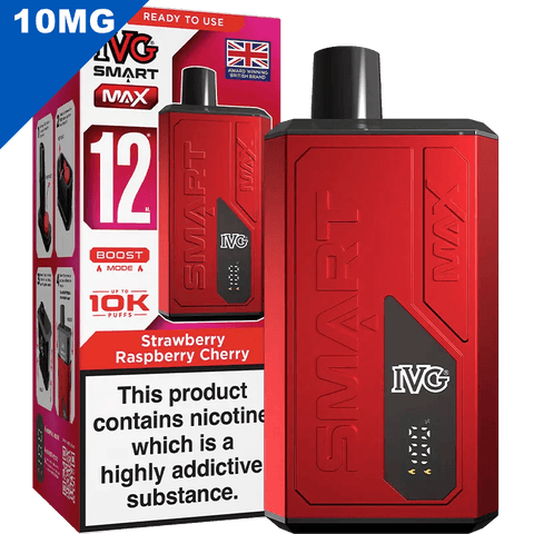 IVG Smart Max Prefilled Pod Kit Strawberry Raspberry Ice 10mg
