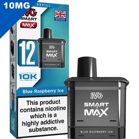 IVG Smart Max Replacement Prefilled Pods Blue Raspberry Ice 10mg