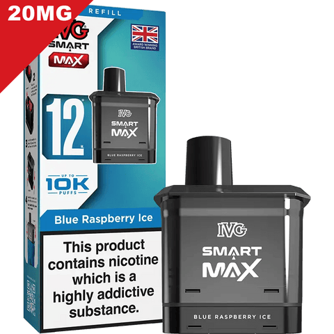 IVG Smart Max Replacement Prefilled Pods Blue Raspberry Ice 20mg