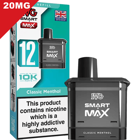 IVG Smart Max Replacement Prefilled Pods Classic Menthol 20mg
