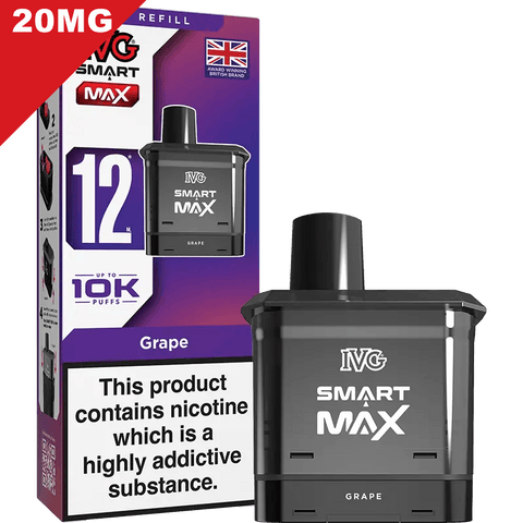 IVG Smart Max Replacement Prefilled Pods Grape 20mg