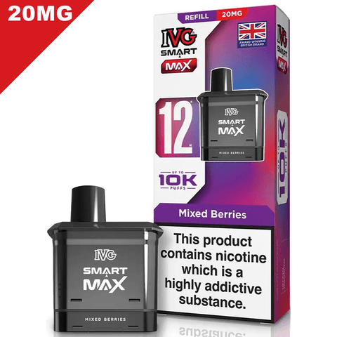 IVG Smart Max Replacement Prefilled Pods Mixed Berries 20mg