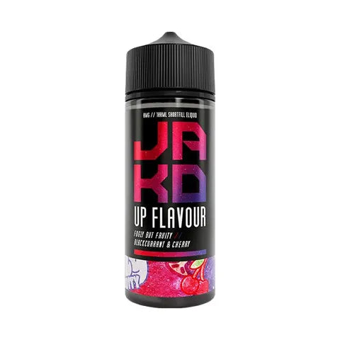 jakd blackcurrant cherry 100ml on white background