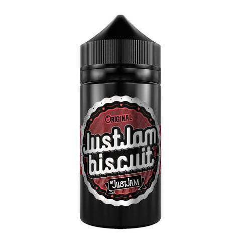 Just Jam Biscuit 100ml Shortfill E-Liquids On White Background