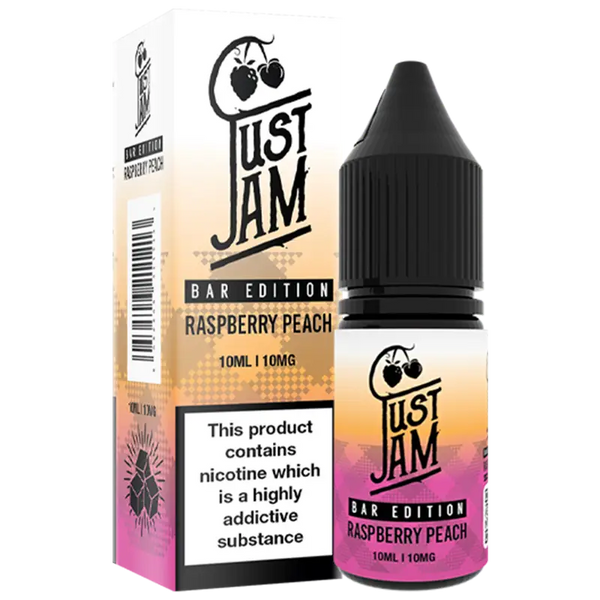 Just Jam Raspberry Peach Bar Edition Nic Salt 10ml