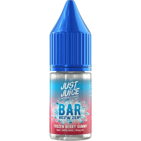 Just Juice Bar Below Zero 10ml Nic Salt Frozen Berry Gummy 10mg