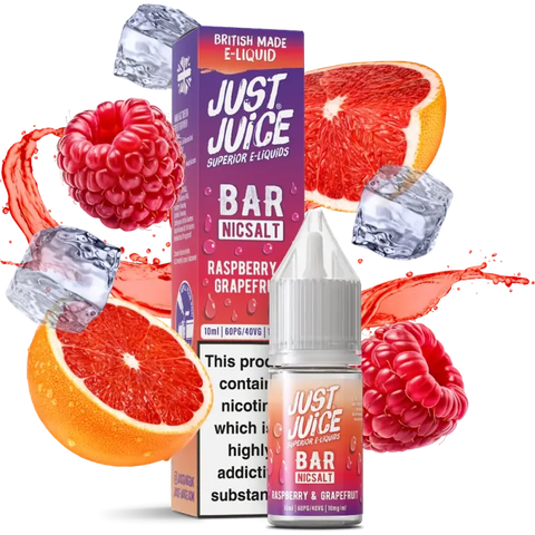Just Juice Bar Nic Salt Raspberry & Grapefruit