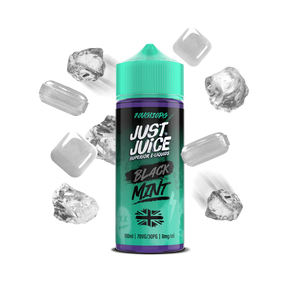 Just Juice Mint 100ml Shortfill E-Liquid Black Mint